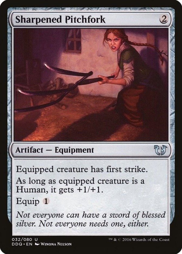 Producto - Sharpened Pitchfork #32  Duel Decks: Blessed vs. Cursed