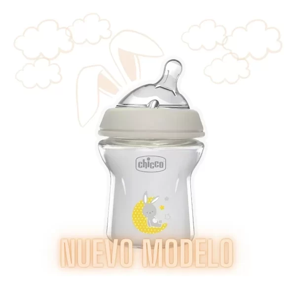 Producto - MAMADERA CHICCO NATURAL FEELING VIDRIO 0 M +