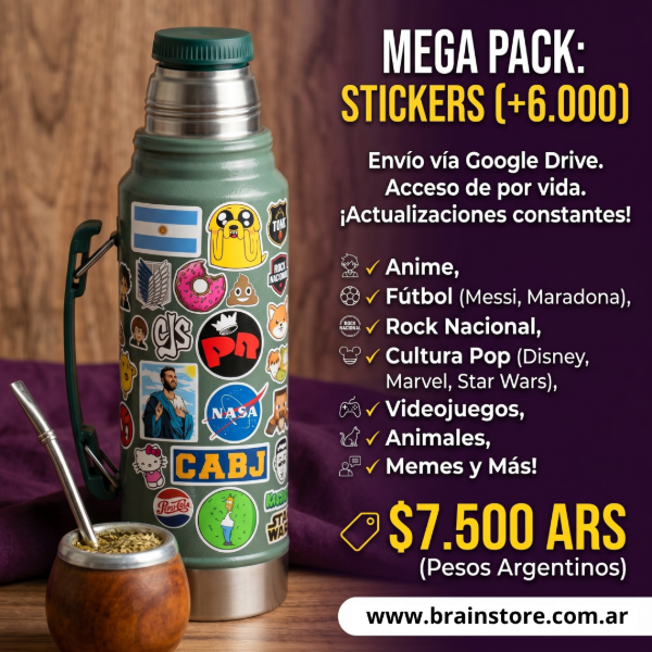 Producto - N43: Mega pack de 6.000+ stickers y calcomanías imprimibles
