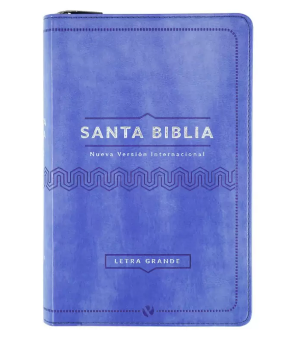 Producto - BIBLIA LETRA GRANDE NVI CON CIERRE IMITACIÓN PIEL LILA