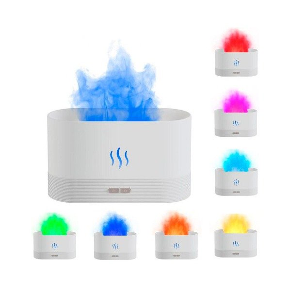Producto - Humidificador Fuego Flama Blanco 180ml