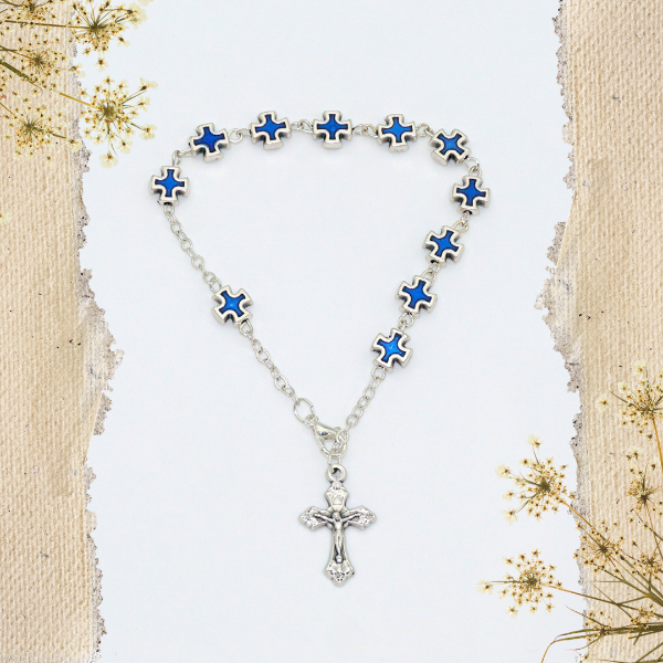 Producto - Pulsera decenario cruz azul