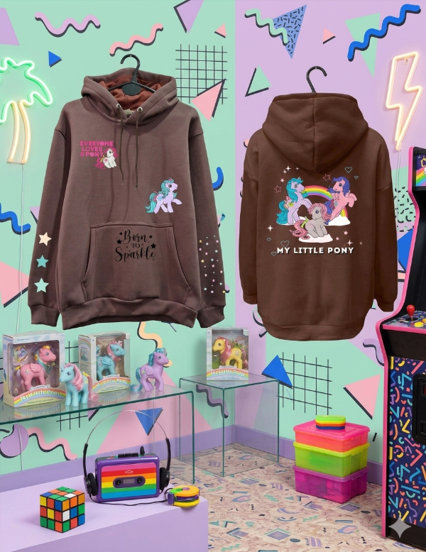 Producto - Buzo Canguro Algodon My Little Pony Marrón Avellana