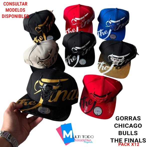 Producto - GORRAS CHICAGO BULLS THE FINALS PACK X12