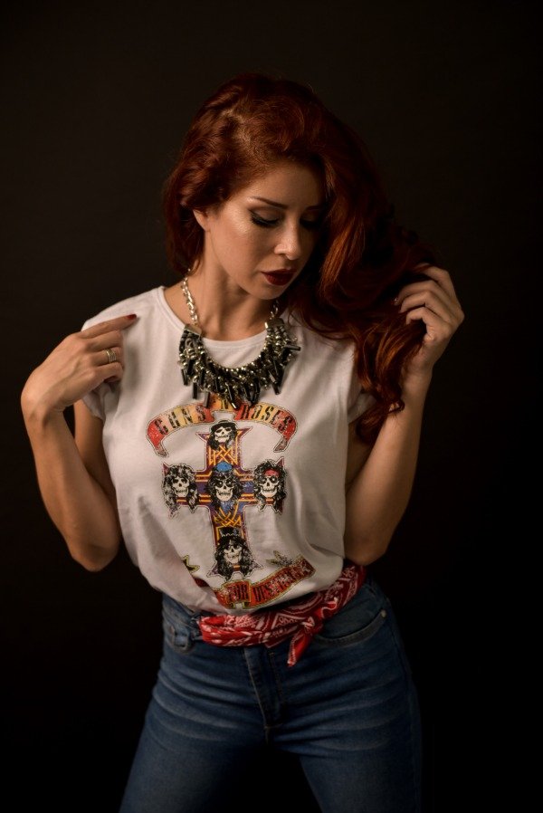 Producto - REMERA GUNS N ROSES APPETITE FOR DESTRUCTION BLANCA