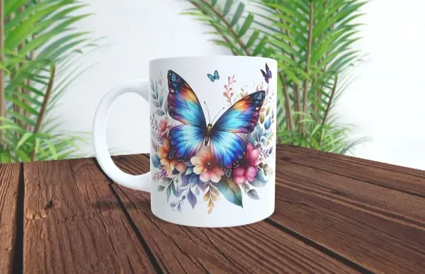 Producto - Taza - mariposas, flores y lunas 15
