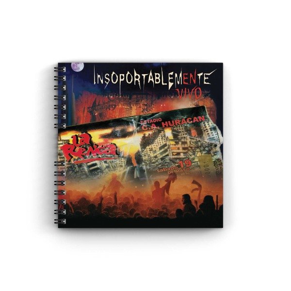 Producto - Cuaderno - LA RENGA - Insoportablemente Vivo