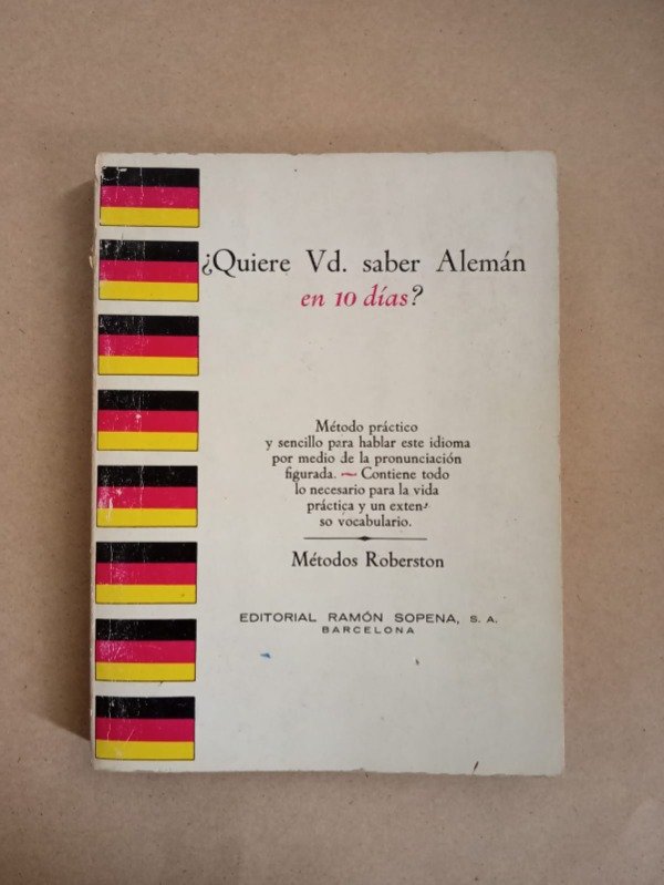 Producto - Quiere usted saber Alemán en 10 días - Autores varios - Ramón Sopena 1980
