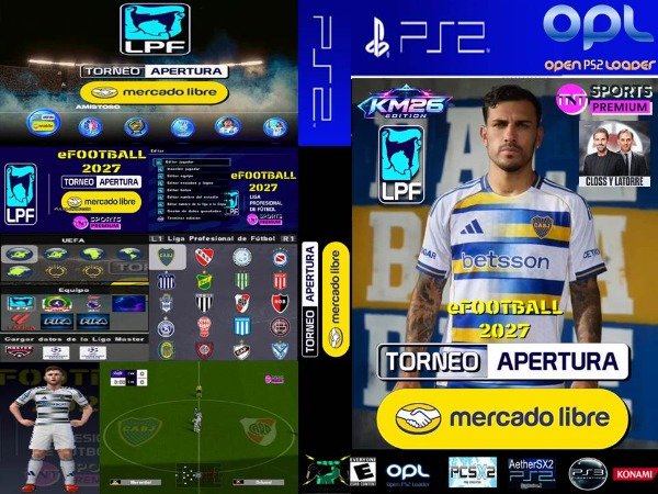 Producto - eFOOTBALL 2027 LPF APERTURA 2026 V1 (KM26 EDITOR) (PS2DVD-OP-PKG-PS3)