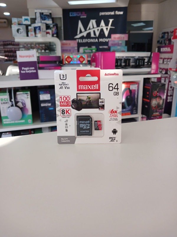 Producto - Memoria Maxell Micro SD HC I 64GB 347898