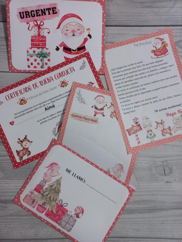 Producto - Mini Kit Cartas Papa Noel