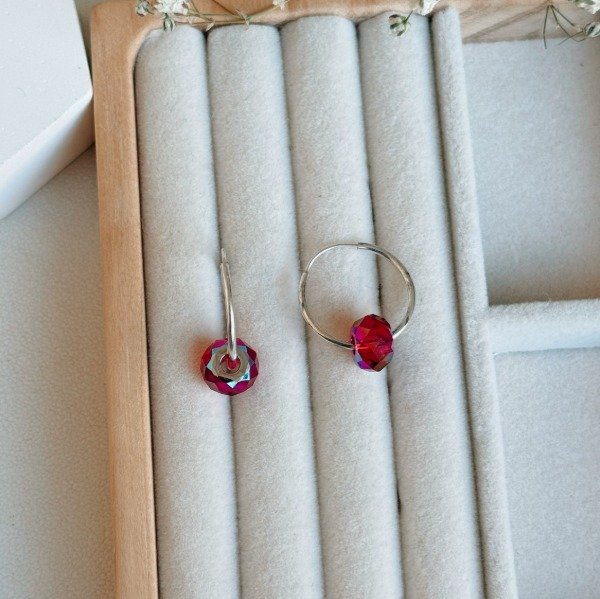 Producto - Aros Argolla Dana Plata 925 - 6