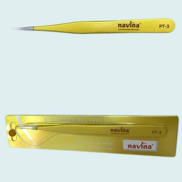Producto - PINZA RECTA DORADA NAVINA
