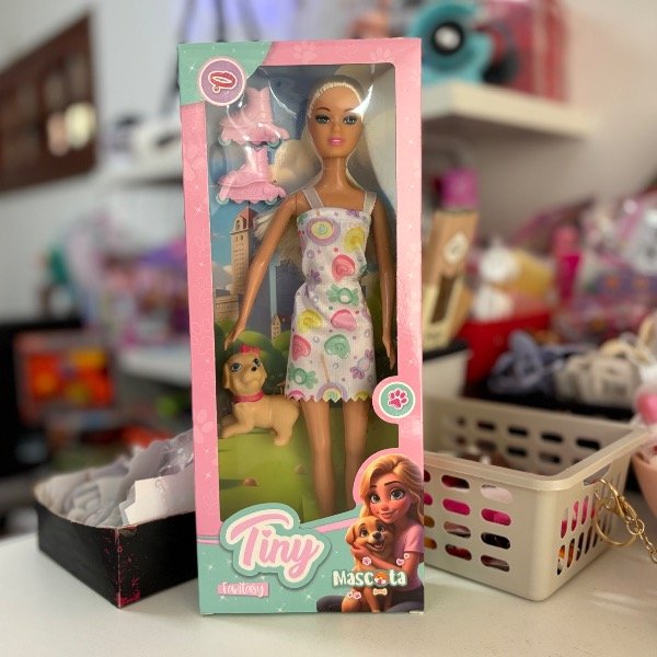 Producto - Muñeca Tiny Fantasy Mascotas en caja 13x32cm 7346