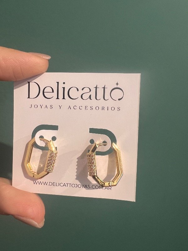Producto - Aros Alondra Acero Dorado - 2