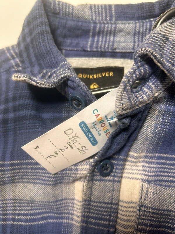 Producto - Camisa escocesa azul Quiksilver - 4