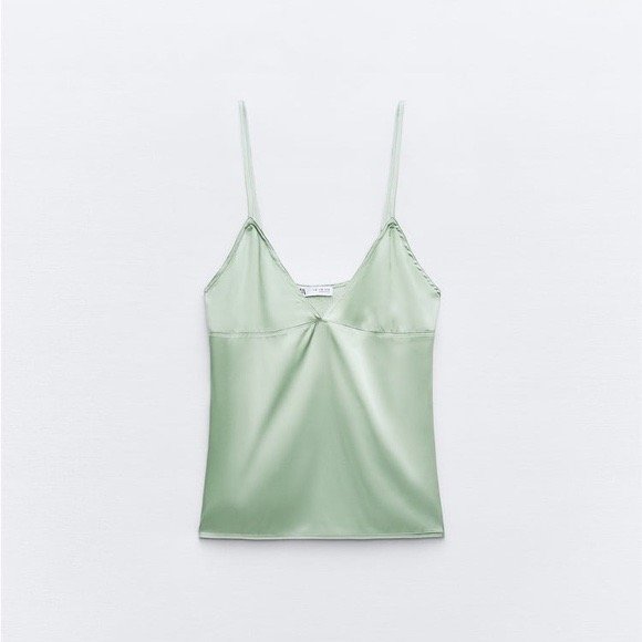 Producto - Top satén combinado Zara - 5