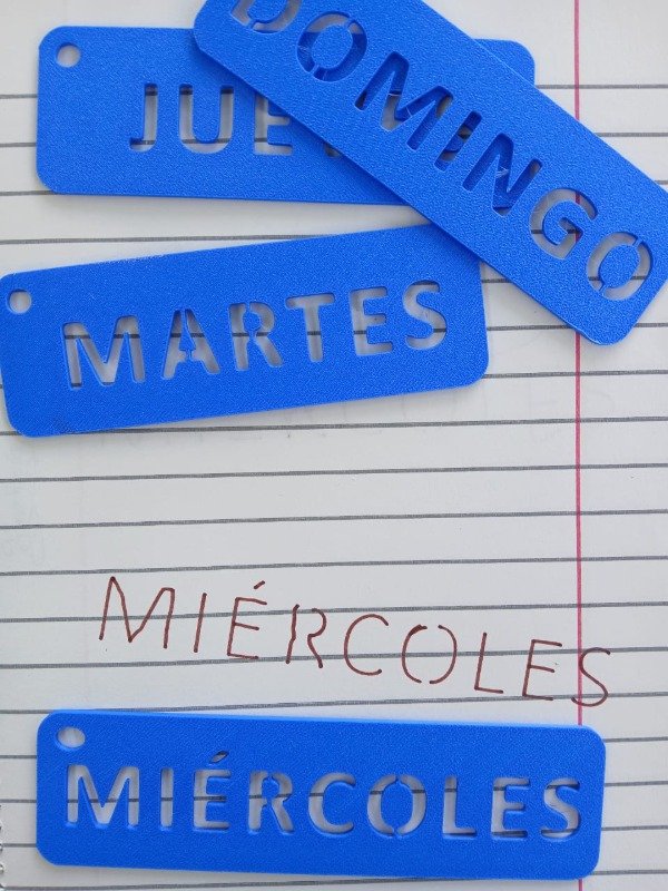 Producto - Regletas días y meses
