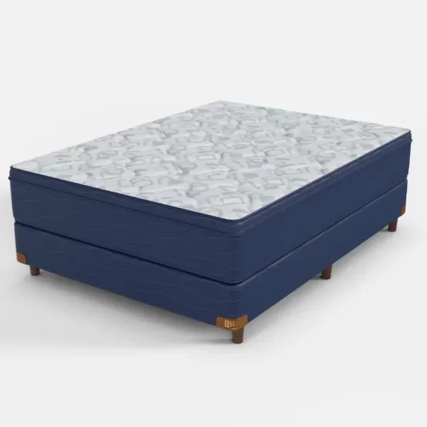 Producto - Conjunto de Resorte Onix con Euro Pillow - Super King