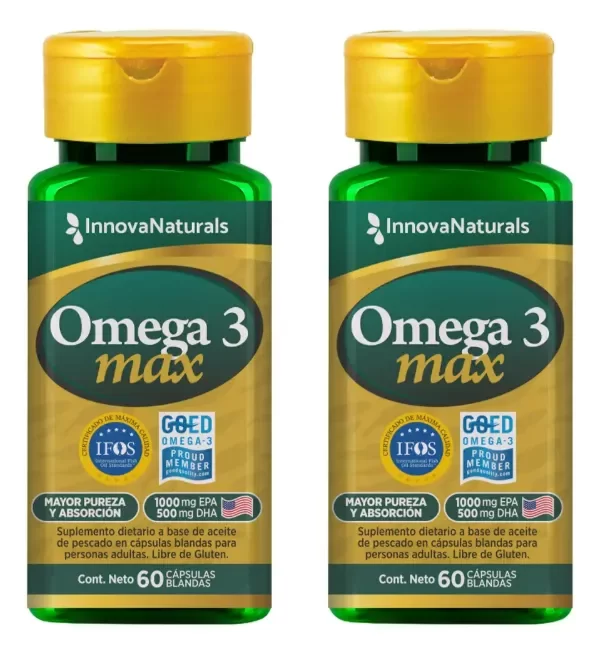Producto - OMEGA 3 MAX  60caps x2 unidades - INNOVANATURALS - 0