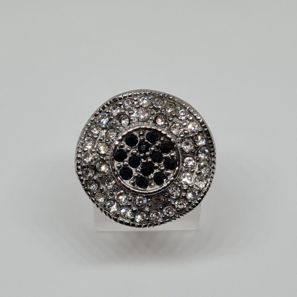 Producto - Anillo acero cubics grande