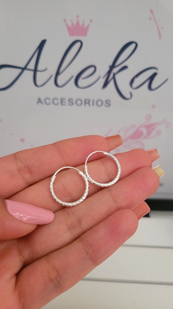 Producto - Argollas labrados (1.5mm) de acero blanco