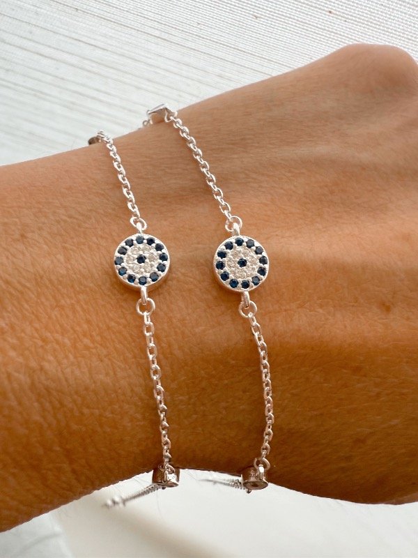 Producto - Pulsera ojito turco plata 925