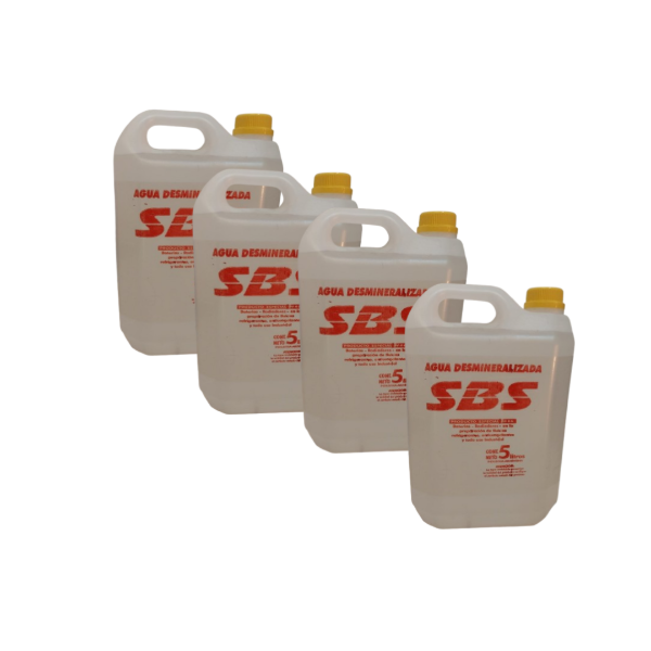 Producto - Agua Destilada Desmineralizada Por 5 Litros