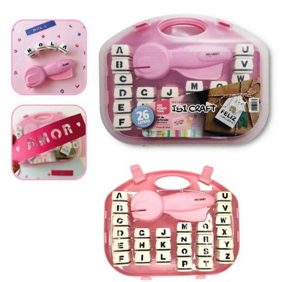 Producto - PERFOR. IBI ABECEDARIO 15mm PINZA + LETRAS