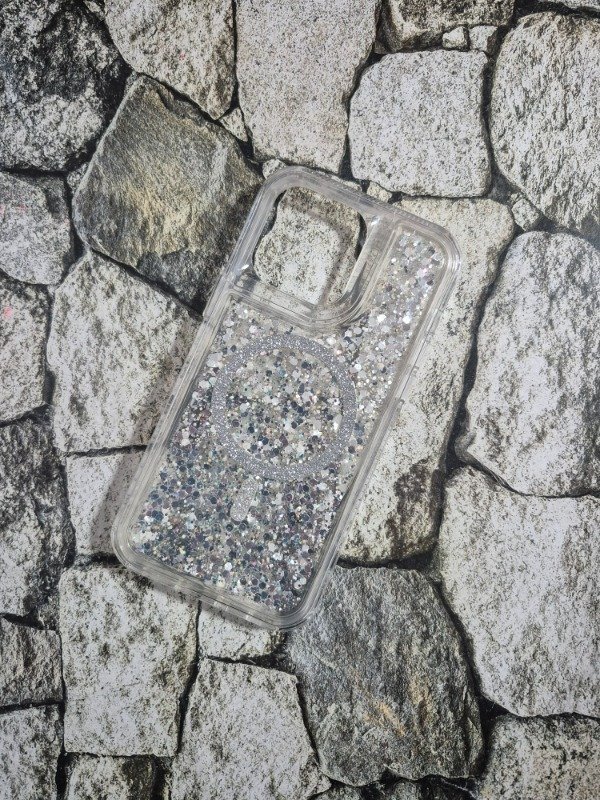 Producto - Funda bumper glam MagSafe Iphone 13 Pro Max plata