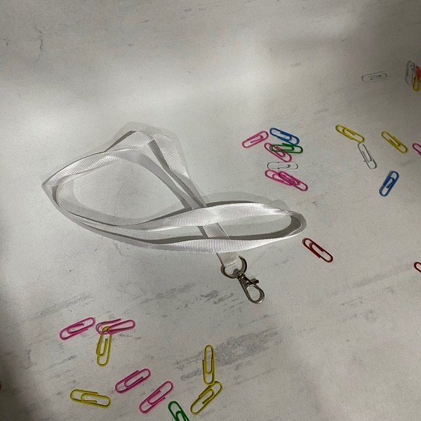 Producto - Cinta para porta identificación con mosquetón