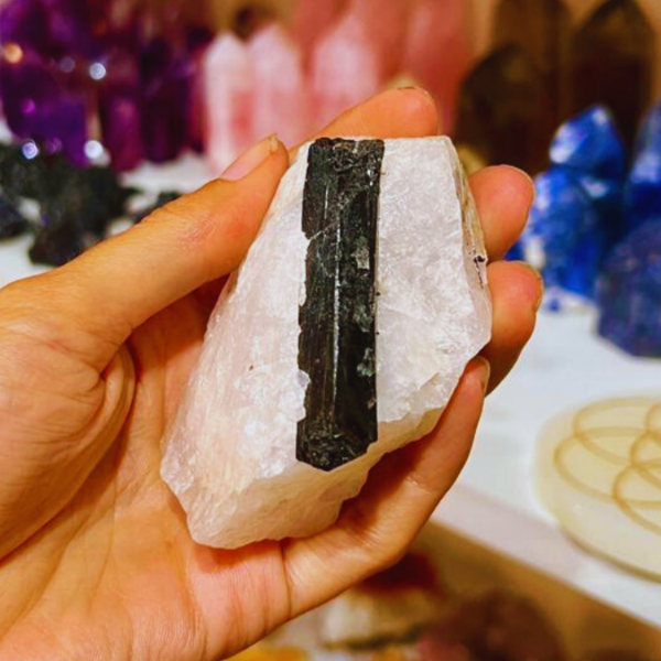 Producto - Turmalina negra en matriz de cuarzo 02