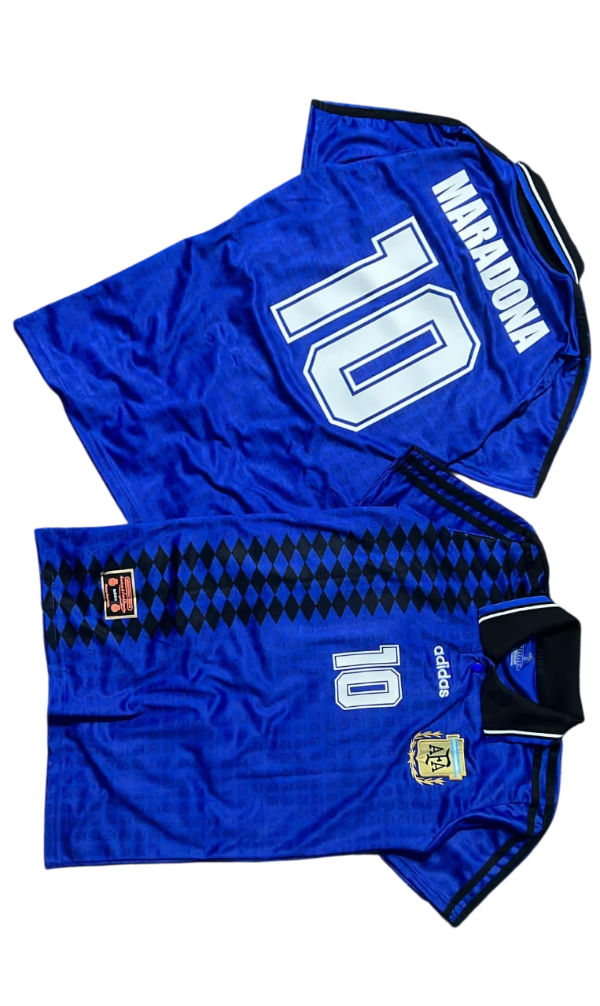 Producto - Camiseta Retro Maradona Argentina Mundial 94 Suplente