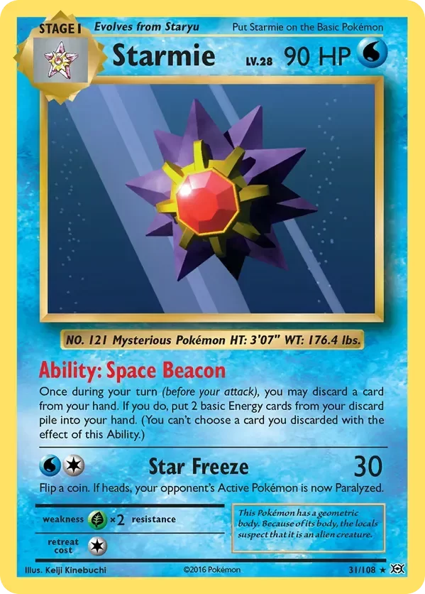 Producto - Starmie - 31/108 - Evolutions