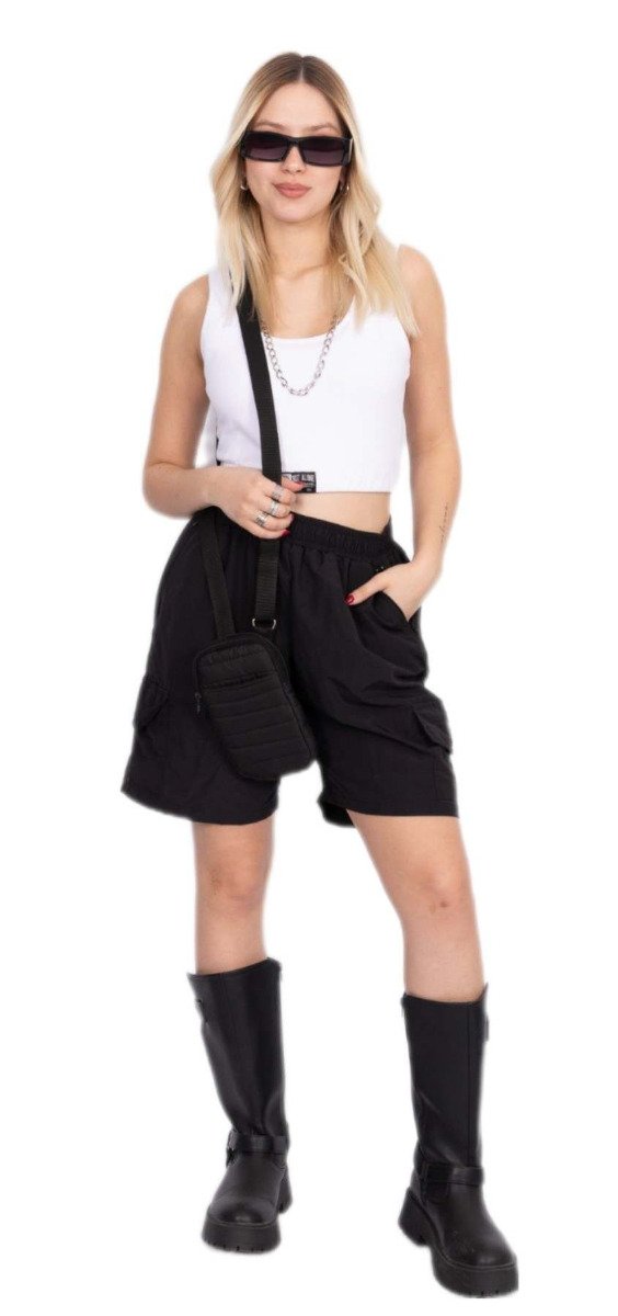 Producto - BERMUDA PARACHUTE NOT ALONE NEGRO