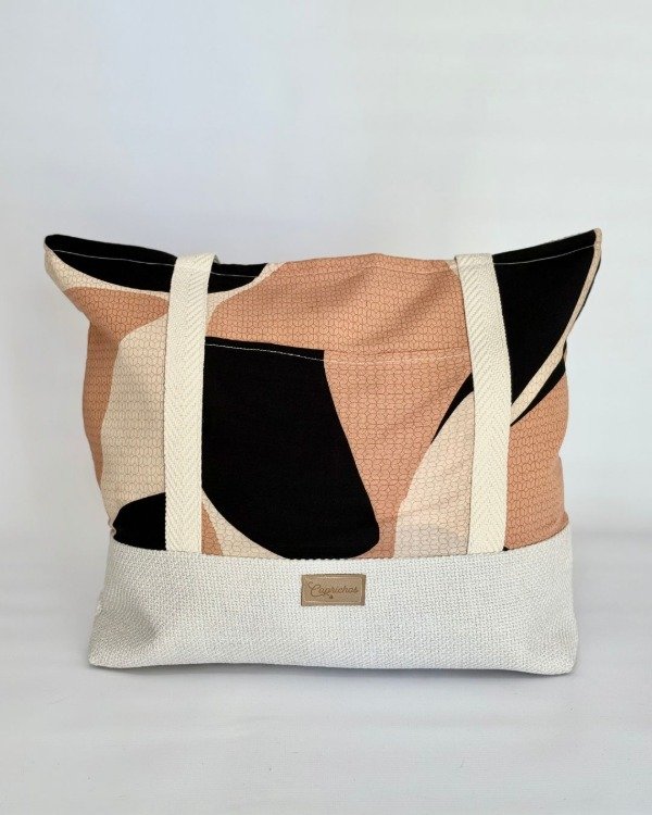 Producto - Bolso Caprichos Estampado Marron y Negro