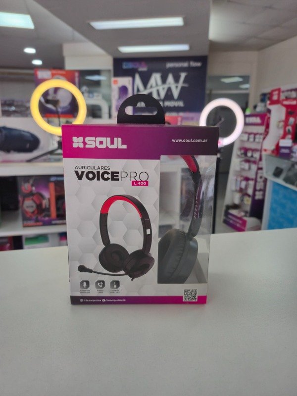 Producto - Auricular Vincha C/Cable L400 Voicr Pro Soul AUR-L400