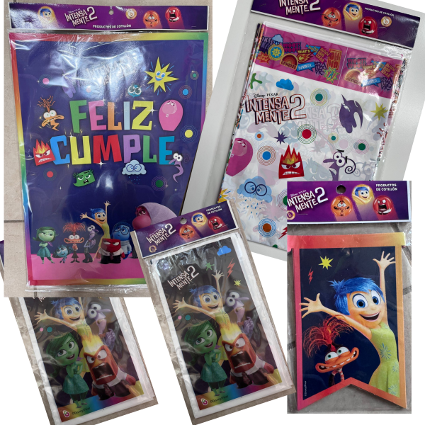 Producto - INTENSAMENTE - Artículos para Cumpleaños -
