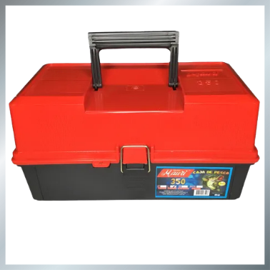 Producto - Caja de pesca Mauri 350 L Negra
