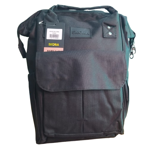 Producto - Mochila Maternal Negra Skora 29444