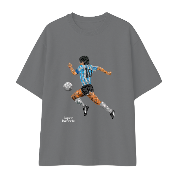 Producto - Remera Oversize Maradona Mosaico