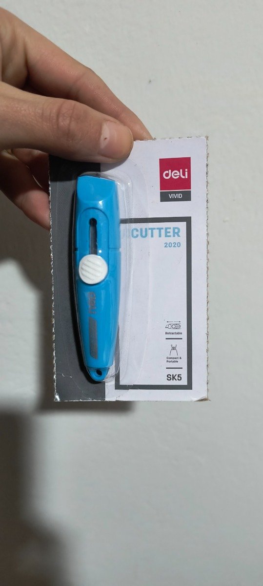 Producto - Cutter rectangular celeste