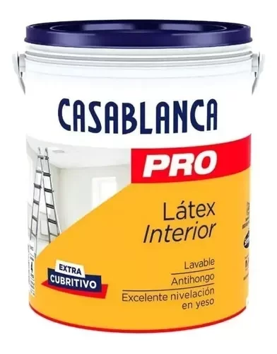 Producto - LATEX CASABLANCA LAVABLE INTERIOR x 4lts