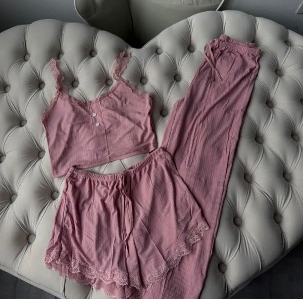 Producto - Pijama 3 pieza musc/Liso