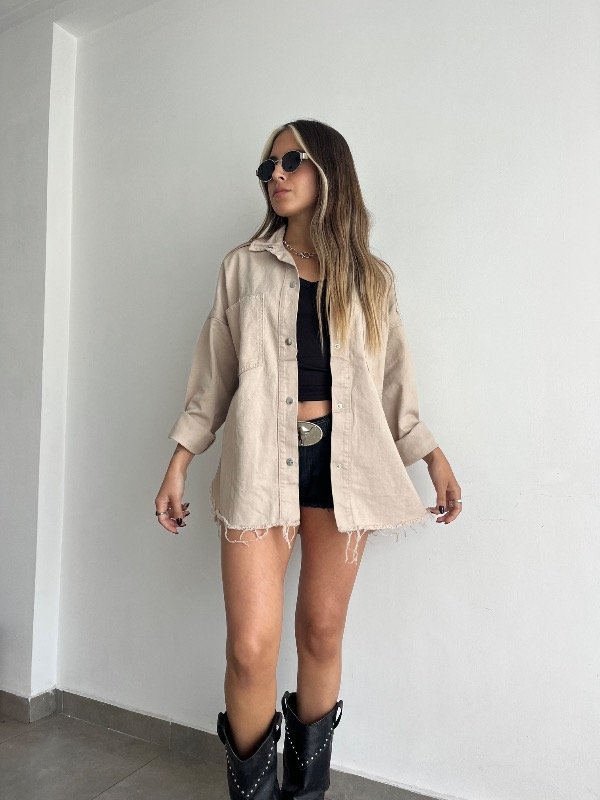 Producto - CAMISACO DE JEAN - TIZA