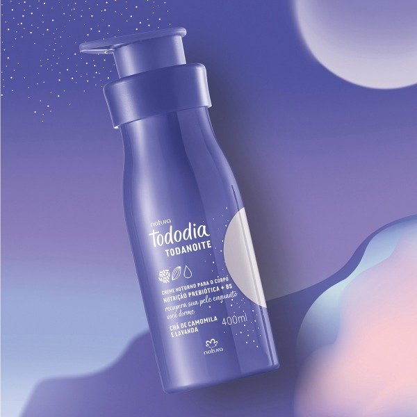 Producto - Crema hidratante nocturna té de manzanilla y lavanda Tododia 400ml