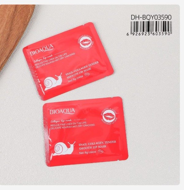Producto - Mascarilla hidratante para labios con extracto de caracol y colágeno(Parche 8g)