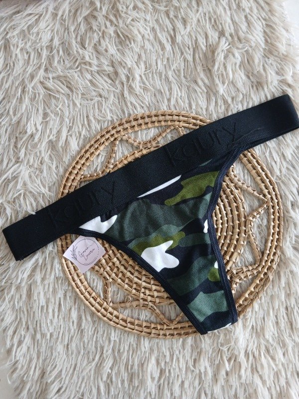 Producto - Colaless militar algodón con elástico ancho