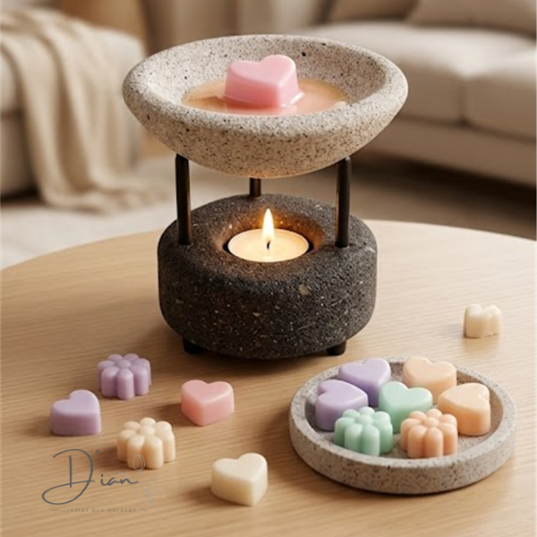 Producto - HORNITO AROMATICO REDONDO PIEDRA
