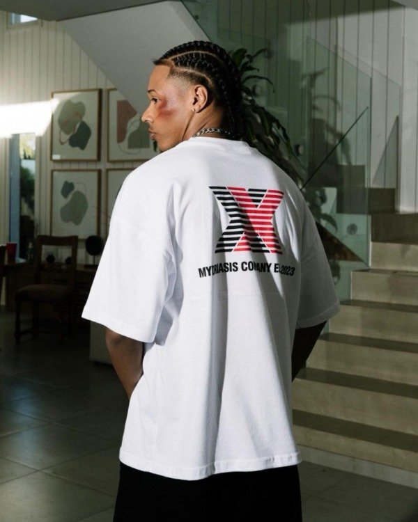 Remera Oversize XMotion Blanca